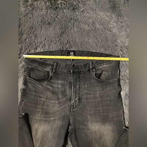 EUC Mens 36 H&M Charcoal Skinny Jeans - Picture 7 of 10